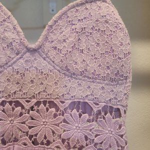 Lilac Hi-Low Spring Dress